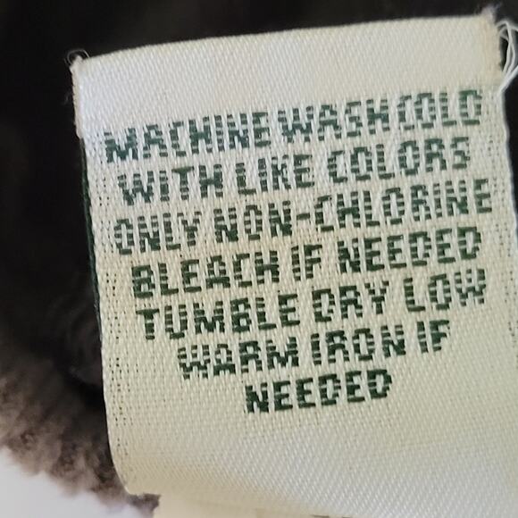 L. L. Bean Perfect Fit Knit Corduray Straight-Leg Dark Gray Stretch Women's Med - Picture 4 of 7